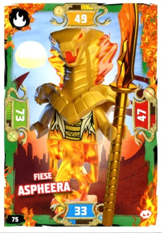 NINJAGO Trading Card Game (German) Series 5 - # 75 Fiese Aspheera
