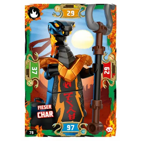 NINJAGO Trading Card Game (German) Series 5 - # 79 Fieser Char