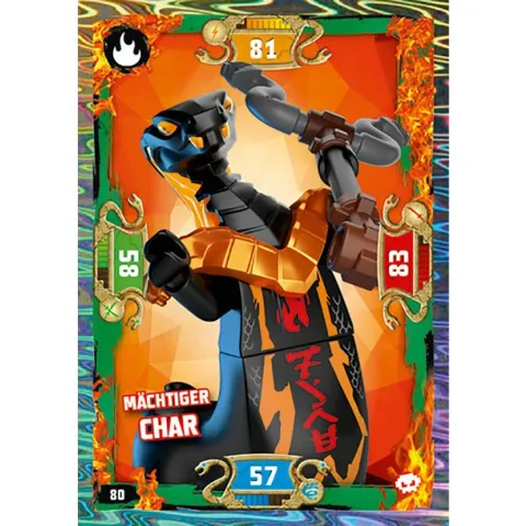 NINJAGO Trading Card Game (German) Series 5 - # 80 Mächtige Char