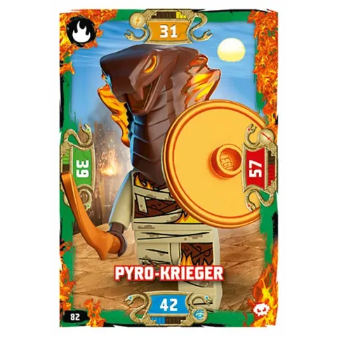 NINJAGO Trading Card Game (German) Series 5 - # 82 Pyro-Krieger