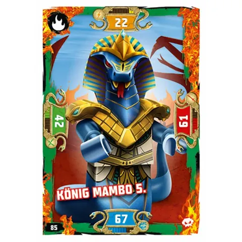 NINJAGO Trading Card Game (German) Series 5 - # 85 König Mambo 5.