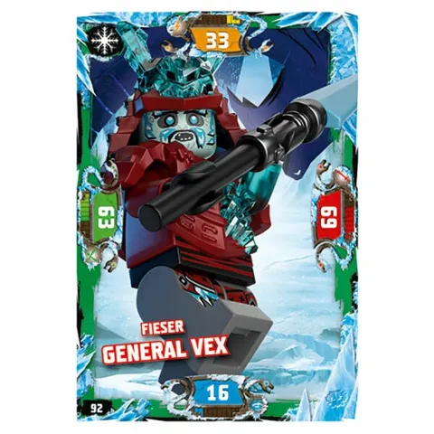 NINJAGO Trading Card Game (German) Series 5 - # 92 Fieser General Vex