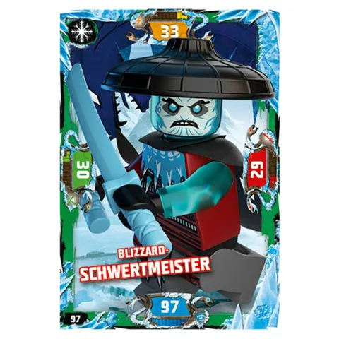 NINJAGO Trading Card Game (German) Series 5 - # 97 Blizzard-Schwertmeister