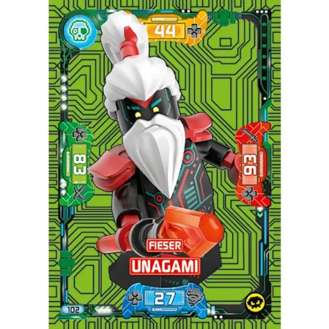 NINJAGO Trading Card Game (German) Series 5 - # 102 Fieser Unagami