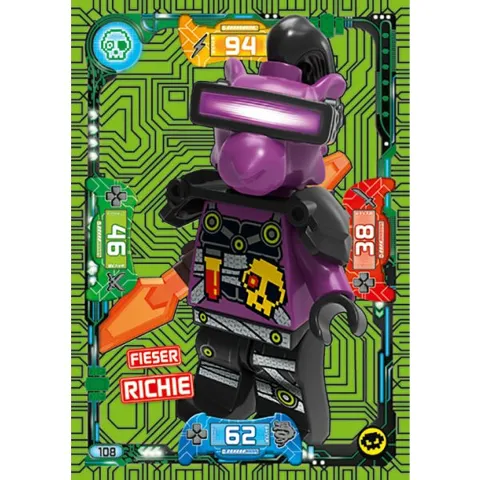 NINJAGO Trading Card Game (German) Series 5 - # 108 Fieser Richie