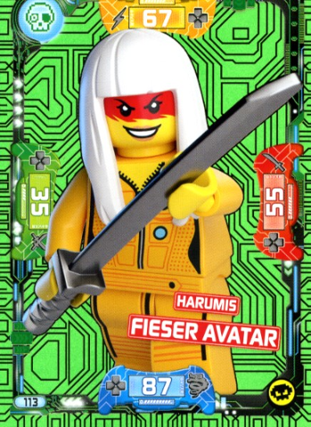 NINJAGO Trading Card Game (German) Series 5 - # 113 Harumis fieser Avatar