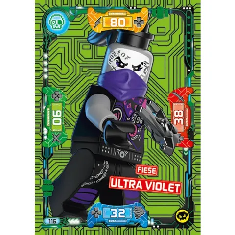 NINJAGO Trading Card Game (German) Series 5 - # 116 Fiese Ultra Violet