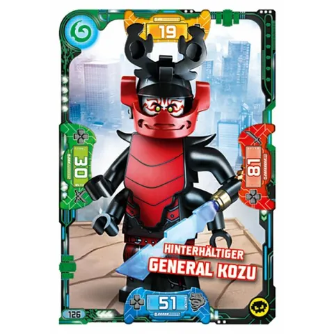 NINJAGO Trading Card Game (German) Series 5 - # 126 Hinterhältiger General Kozu