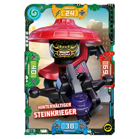 NINJAGO Trading Card Game (German) Series 5 - # 128 Hinterhältiger Steinkrieger