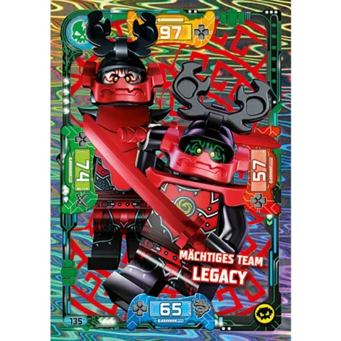 NINJAGO Trading Card Game (German) Series 5 - # 135 Mächtiges Team Legacy