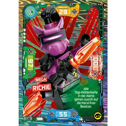 NINJAGO Trading Card Game (German) Series 5 - # 138 Mega Richie