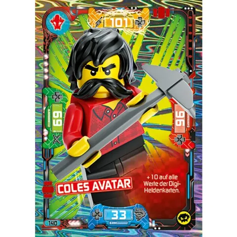 NINJAGO Trading Card Game (German) Series 5 - # 140 Coles Avatar
