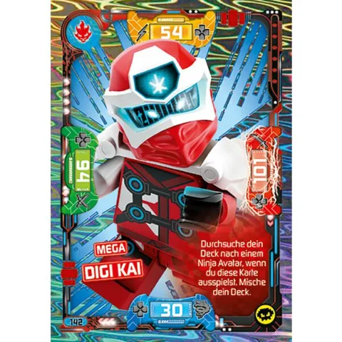 NINJAGO Trading Card Game (German) Series 5 - # 142 Mega Digi Kai