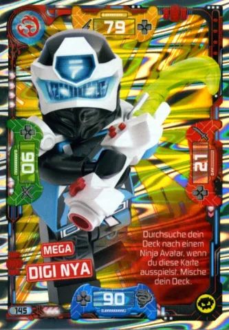 NINJAGO Trading Card Game (German) Series 5 - # 145 Mega Digi Nya
