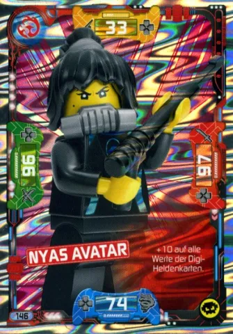 NINJAGO Trading Card Game (German) Series 5 - # 146 Nyas Avatar