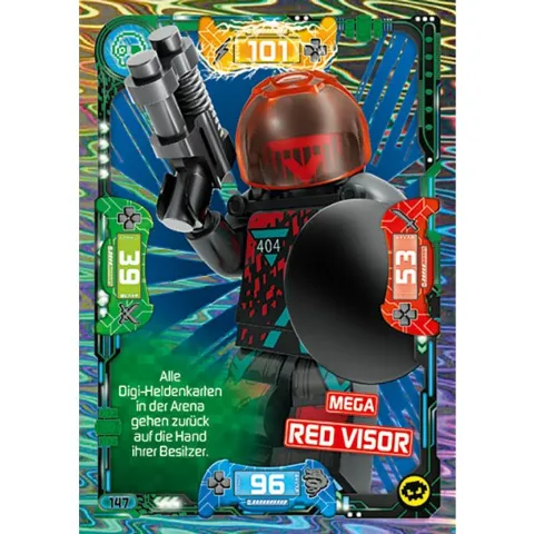 NINJAGO Trading Card Game (German) Series 5 - # 147 Mega Red Visor