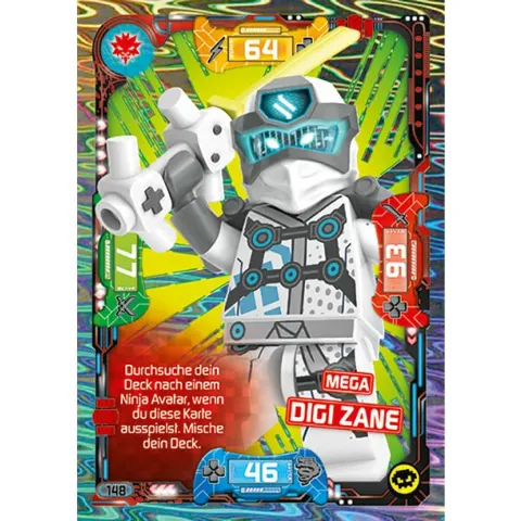 NINJAGO Trading Card Game (German) Series 5 - # 148 Mega Digi Zane