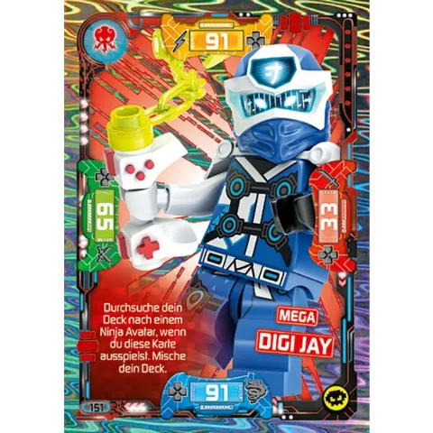 NINJAGO Trading Card Game (German) Series 5 - # 151 Mega Digi Jay