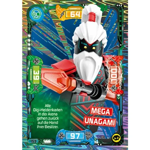 NINJAGO Trading Card Game (German) Series 5 - # 153 Mega Unagami
