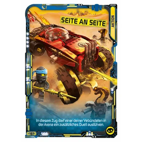 NINJAGO Trading Card Game (German) Series 5 - # 161 Seite an Seite