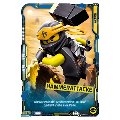 NINJAGO Trading Card Game (German) Series 5 - # 166 Hammerattacke