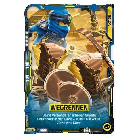 NINJAGO Trading Card Game (German) Series 5 - # 167 Wegrennen