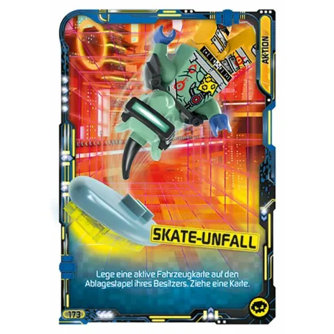 NINJAGO Trading Card Game (German) Series 5 - # 173 Skate-Unfall