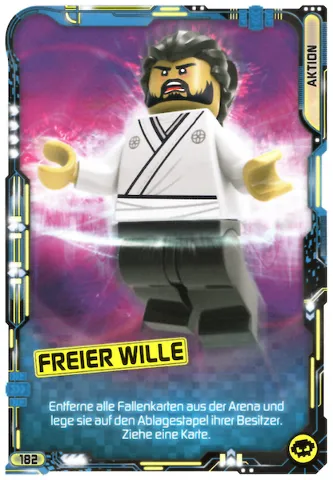 NINJAGO Trading Card Game (German) Series 5 - # 182 Freier Wille