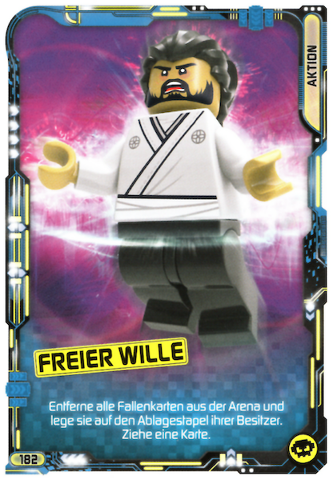 NINJAGO Trading Card Game (German) Series 5 - # 182 Freier Wille