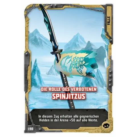 NINJAGO Trading Card Game (German) Series 5 - # 190 Die Rolle des Verbotenen Spinjitzus