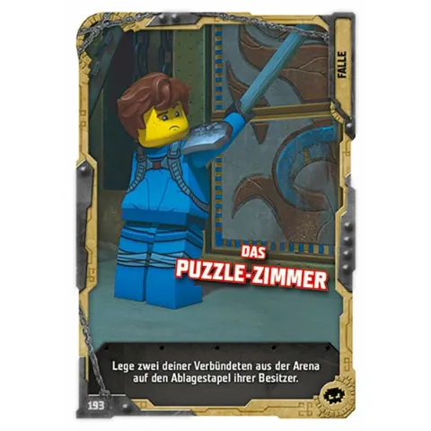 NINJAGO Trading Card Game (German) Series 5 - # 193 Das Puzzle-Zimmer