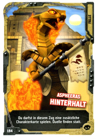 NINJAGO Trading Card Game (German) Series 5 - # 194 Aspheeras Hinterhalt