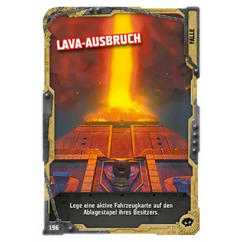 NINJAGO Trading Card Game (German) Series 5 - # 196 Lava-Ausbruch