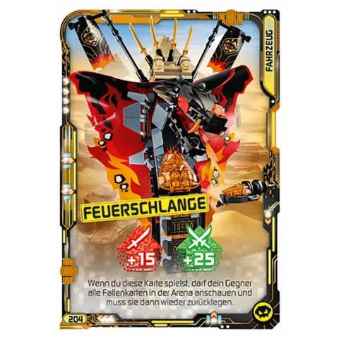 NINJAGO Trading Card Game (German) Series 5 - # 204 Feuerschlange