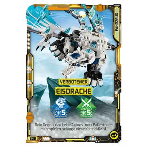 NINJAGO Trading Card Game (German) Series 5 - # 209 Verbotener Eisdrache