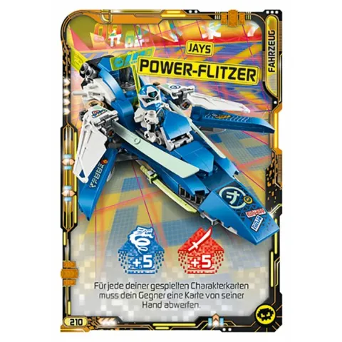 NINJAGO Trading Card Game (German) Series 5 - # 210 Jays Power-Flitzer