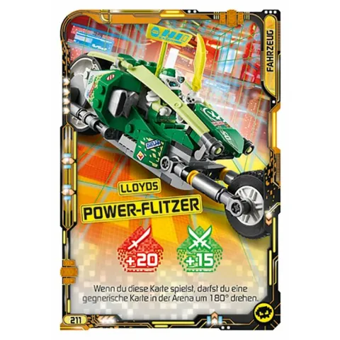 NINJAGO Trading Card Game (German) Series 5 - # 211 Lloyds Power-Flitzer