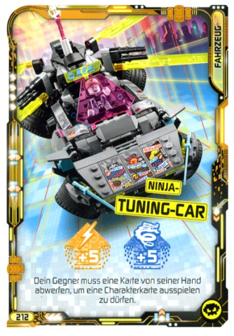 NINJAGO Trading Card Game (German) Series 5 - # 212 Ninja-Tuning-Car