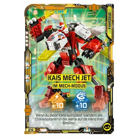 NINJAGO Trading Card Game (German) Series 5 - # 214 Kasi Mech Jet im Mech-Modus
