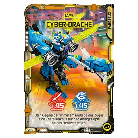NINJAGO Trading Card Game (German) Series 5 - # 215 Jays Cyber-Drache