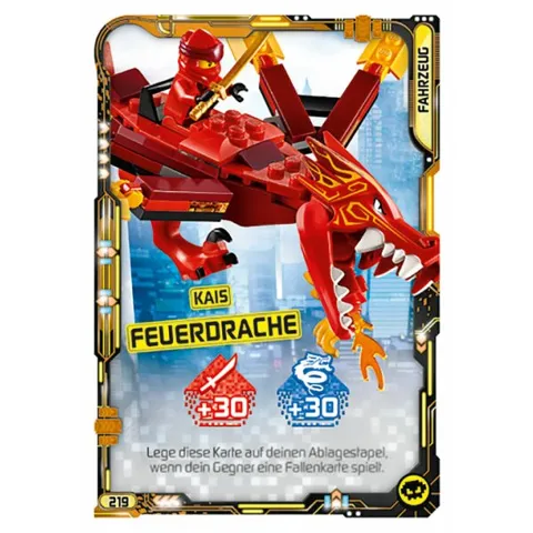 NINJAGO Trading Card Game (German) Series 5 - # 219 Kais Feuerdrache