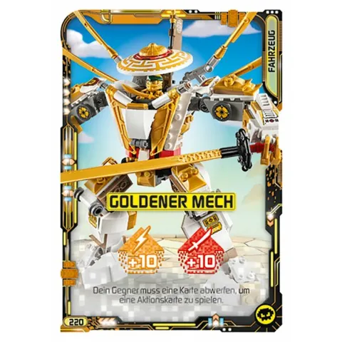 NINJAGO Trading Card Game (German) Series 5 - # 220 Goldener Mech