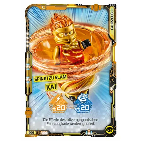 NINJAGO Trading Card Game (German) Series 5 - # 221 Spinjitzu Slam Kai