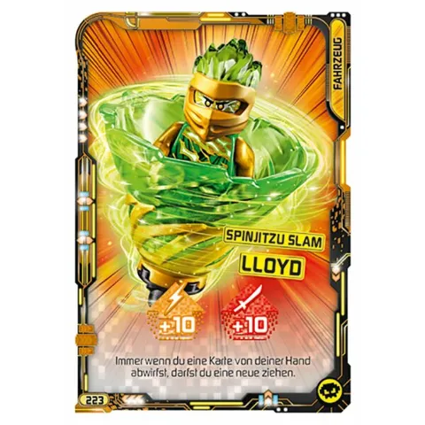NINJAGO Trading Card Game (German) Series 5 - # 223 Spinjitzu Slam Lloyd