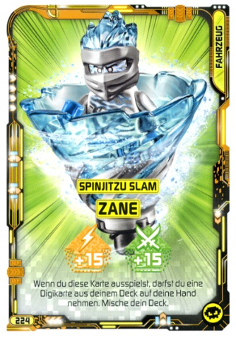 NINJAGO Trading Card Game (German) Series 5 - # 224 Spinjitzu Slam Zane
