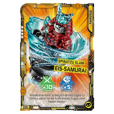 NINJAGO Trading Card Game (German) Series 5 - # 225 Spinjitzu Slam Eis-Samurai