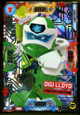 NINJAGO Trading Card Game (German) Series 5 - # LE1 Digi Lloyd Limited Edition