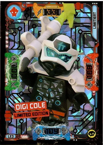 NINJAGO Trading Card Game (German) Series 5 - # LE3 Digi Cole Limited Edition