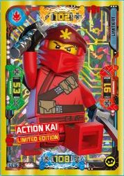 NINJAGO Trading Card Game (German) Series 5 - # LE16 Action Kai Limited Edition