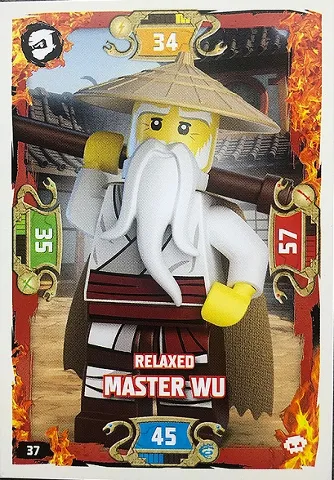 NINJAGO Trading Card Game (English) Series 5 - # 37 Relaxed Master Wu